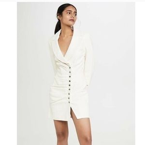 Retrofete White leather Dress size medium